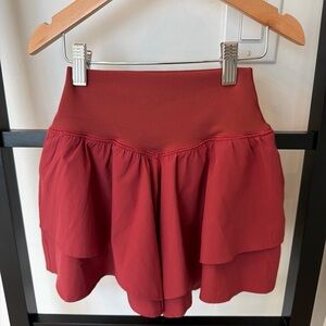 Aerie Red Athletic Shorts